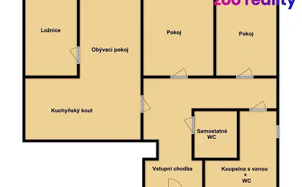 Prodej bytu 4+kk 71 m², Trutnov - Horní Staré Město