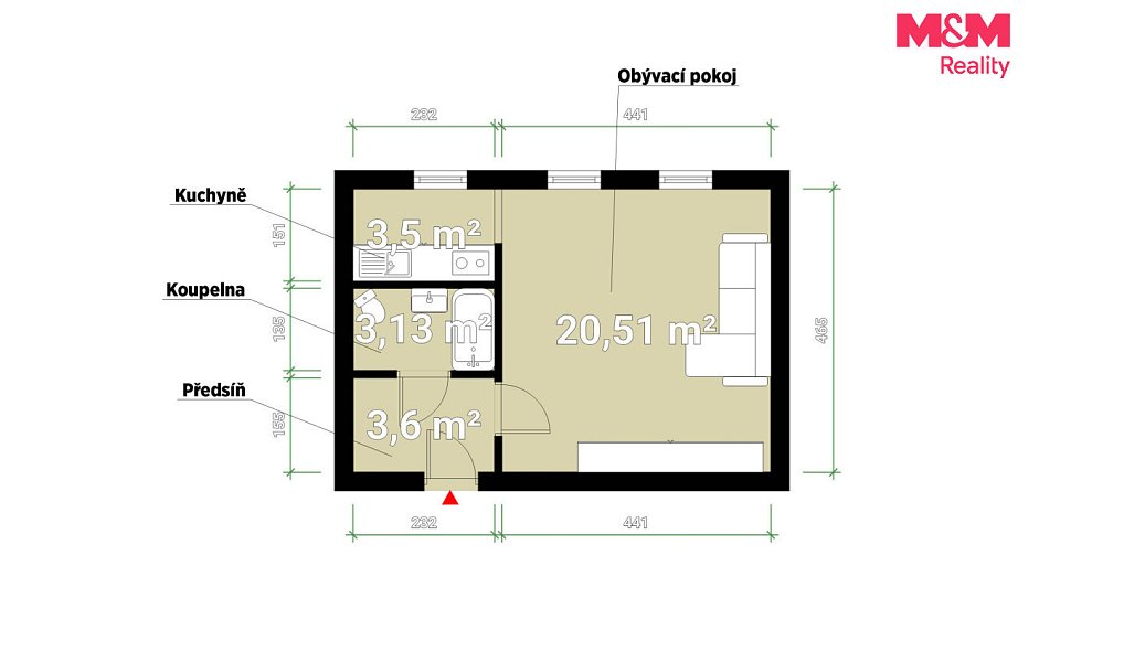 Prodej bytu 1+kk 30 m², Plzeň – náhled fotky 12