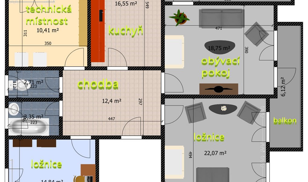 Prodej bytu 4+1 120 m², Děčín – náhled fotky 22