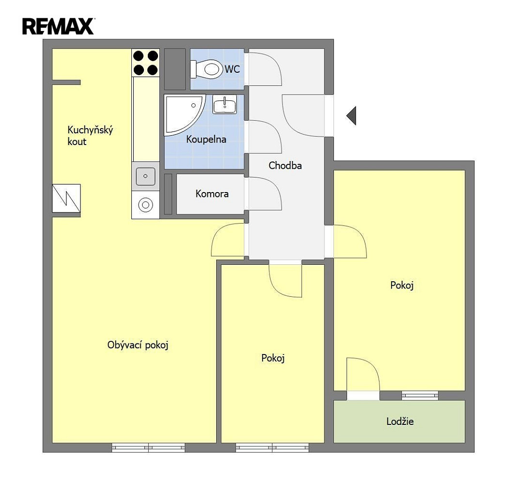 Prodej bytu 3+kk 64 m² – fotografie 3