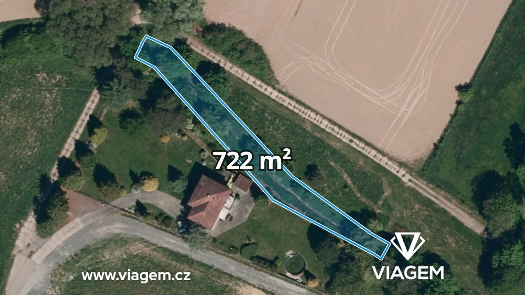 Prodej pole 722 m²