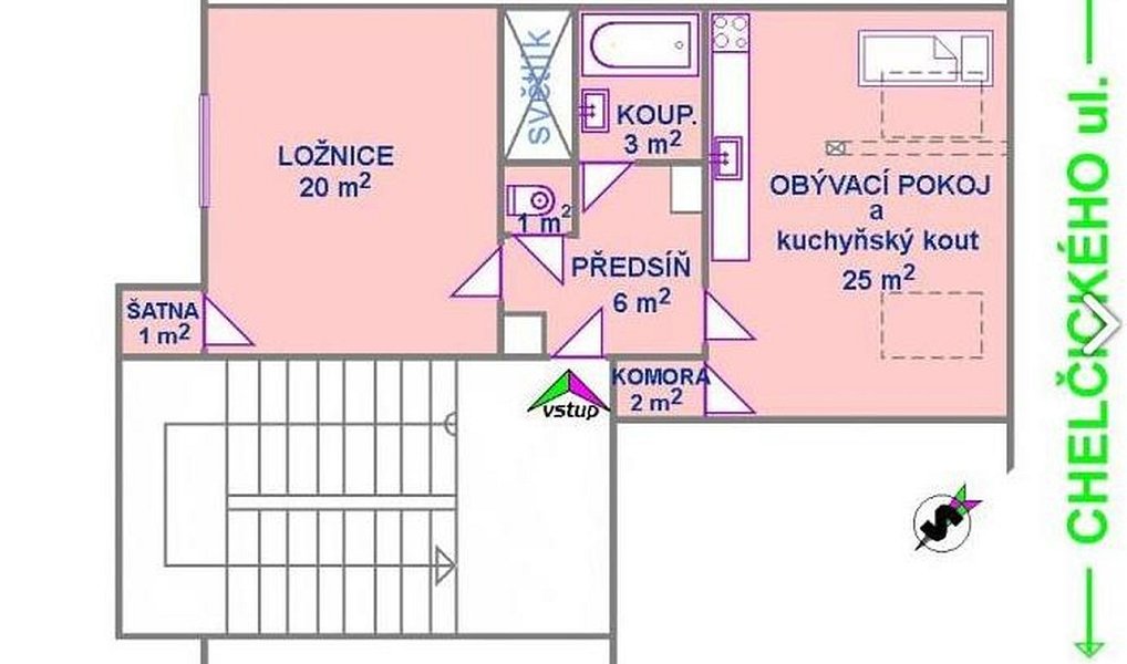 Pronájem bytu 2+kk 58 m², Plzeň – náhled fotky 11