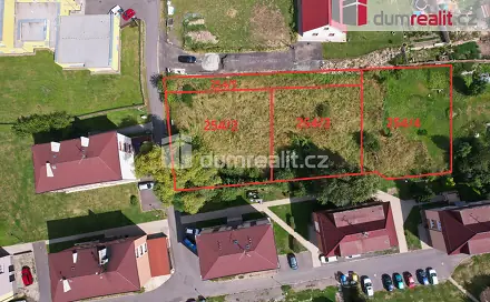 Prodej stavebního pozemku 700 m², Velké Chvojno, okres Ústí nad Labem