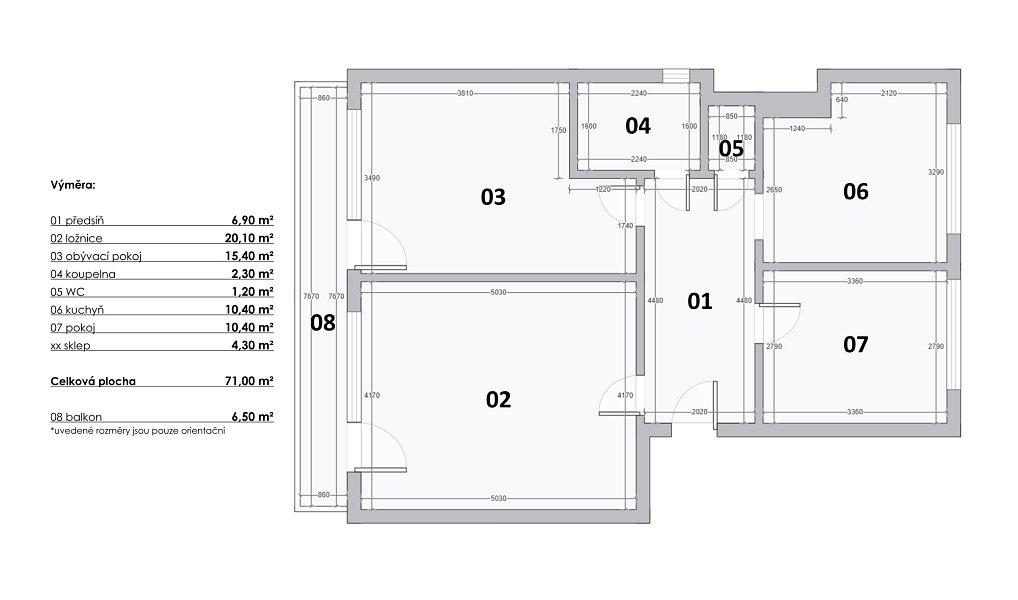 Prodej bytu 3+1 71 m², Bečváry – náhled fotky 22