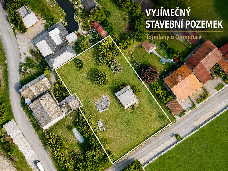 Prodej stavebního pozemku 1 271 m², Olomouc