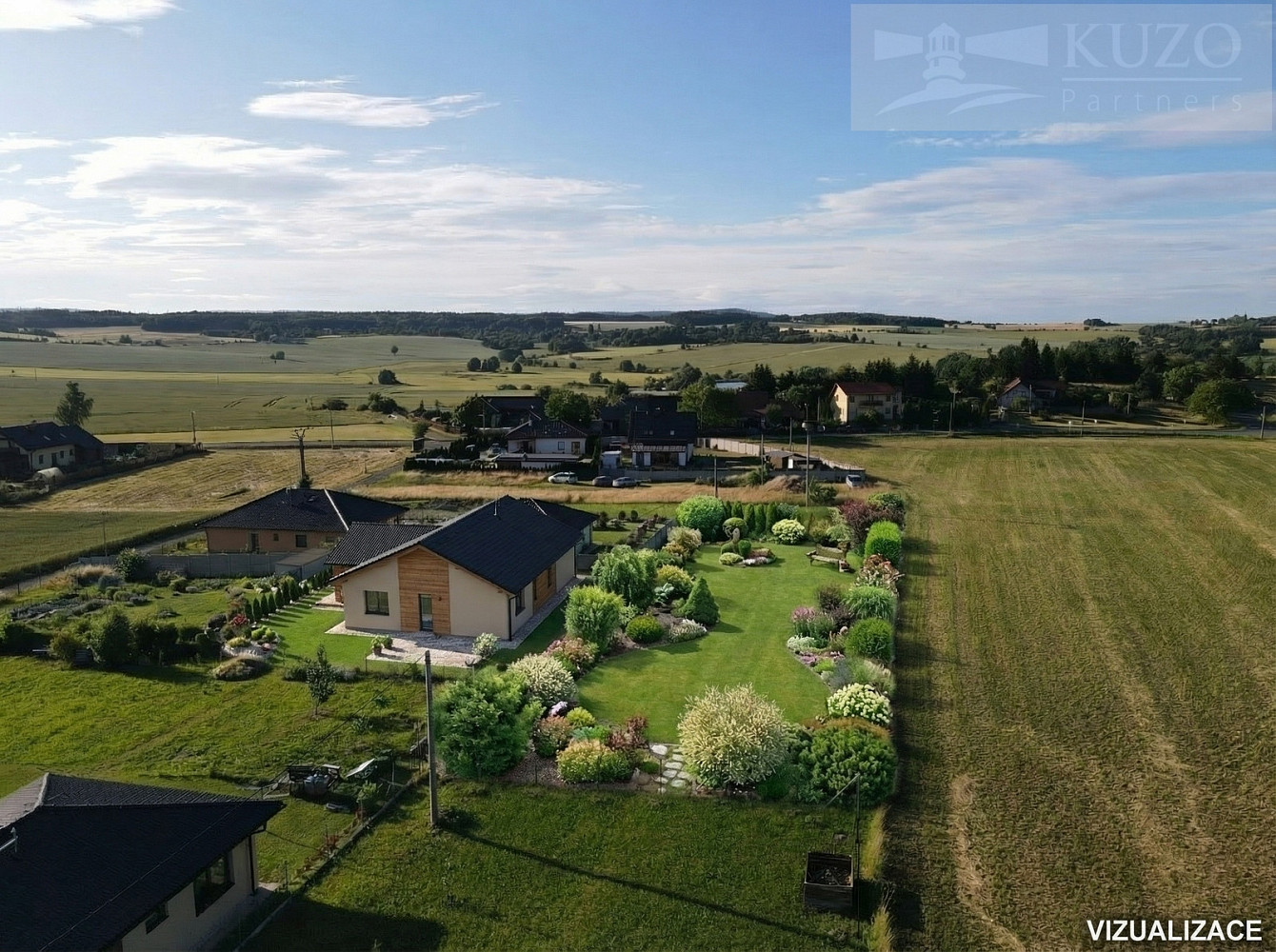 Prodej stavebního pozemku 1 072 m² – fotografie 2