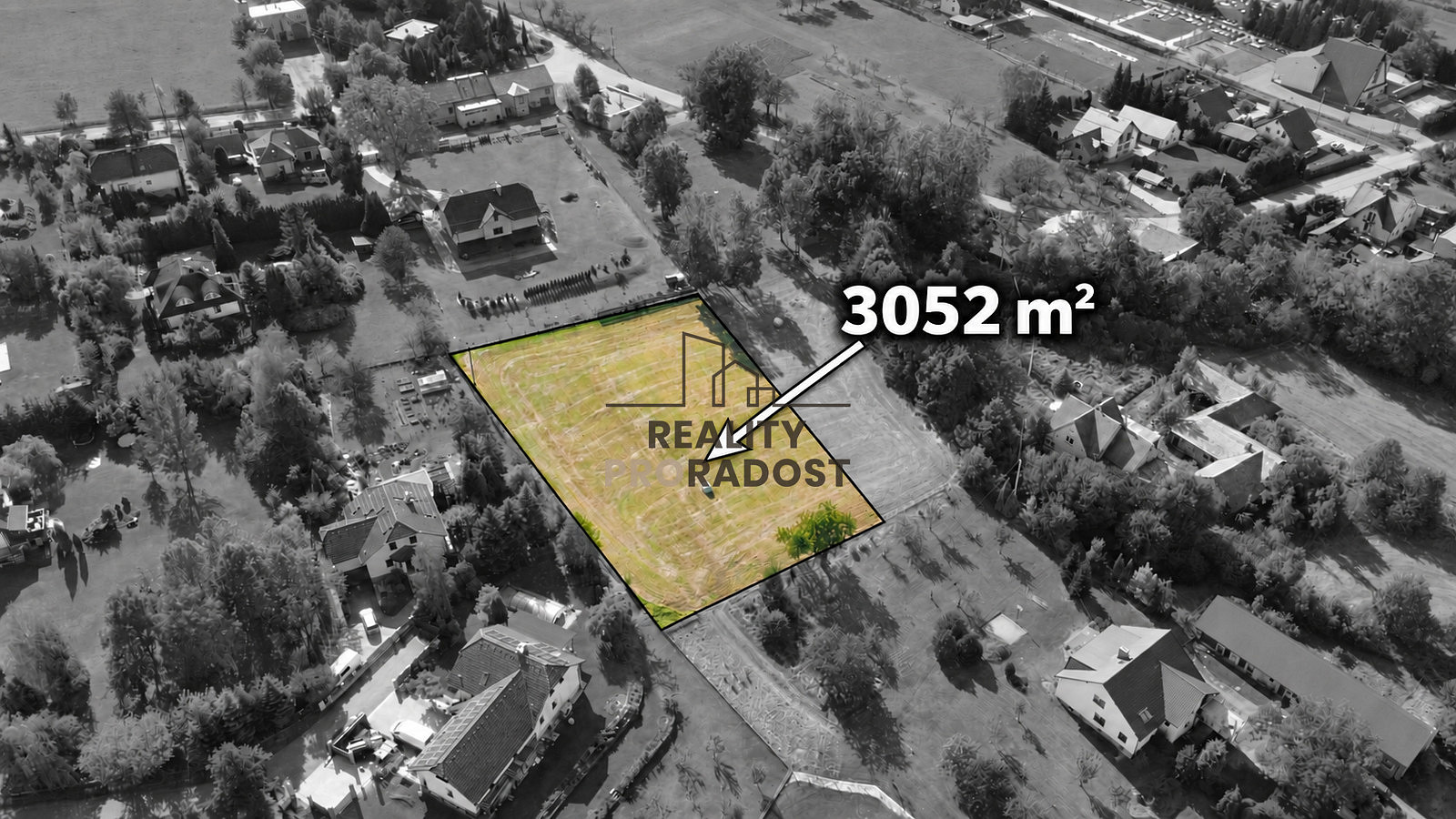 Prodej stavebního pozemku 3 052 m²