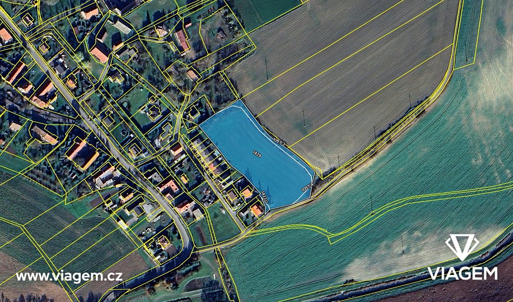 Prodej stavebního pozemku 1 001 m², Velká Jesenice – náhled fotky 4