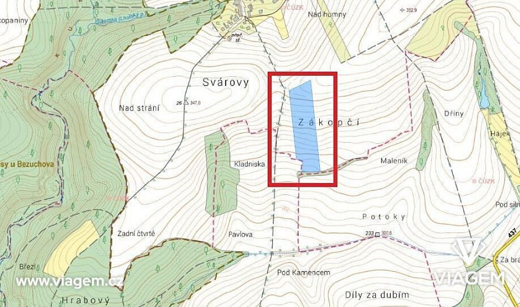 Prodej pole 4 917 m², Kladníky – náhled fotky 4
