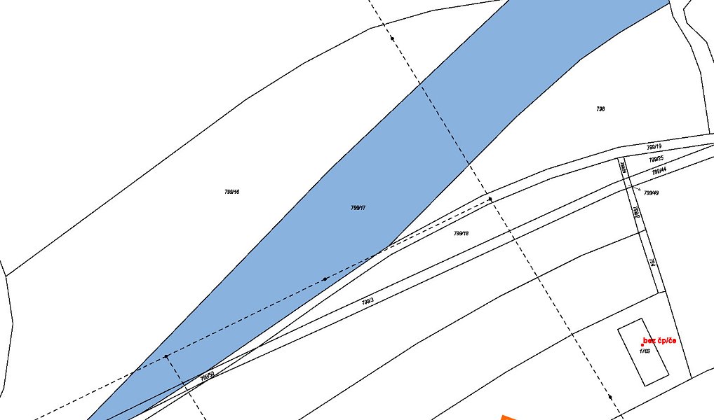 Prodej pole 1 440 m², Blovice – náhled fotky 2
