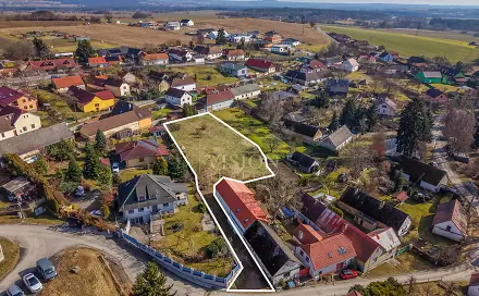 Prodej stavebního pozemku 1 888 m², Chotoviny, okres Tábor