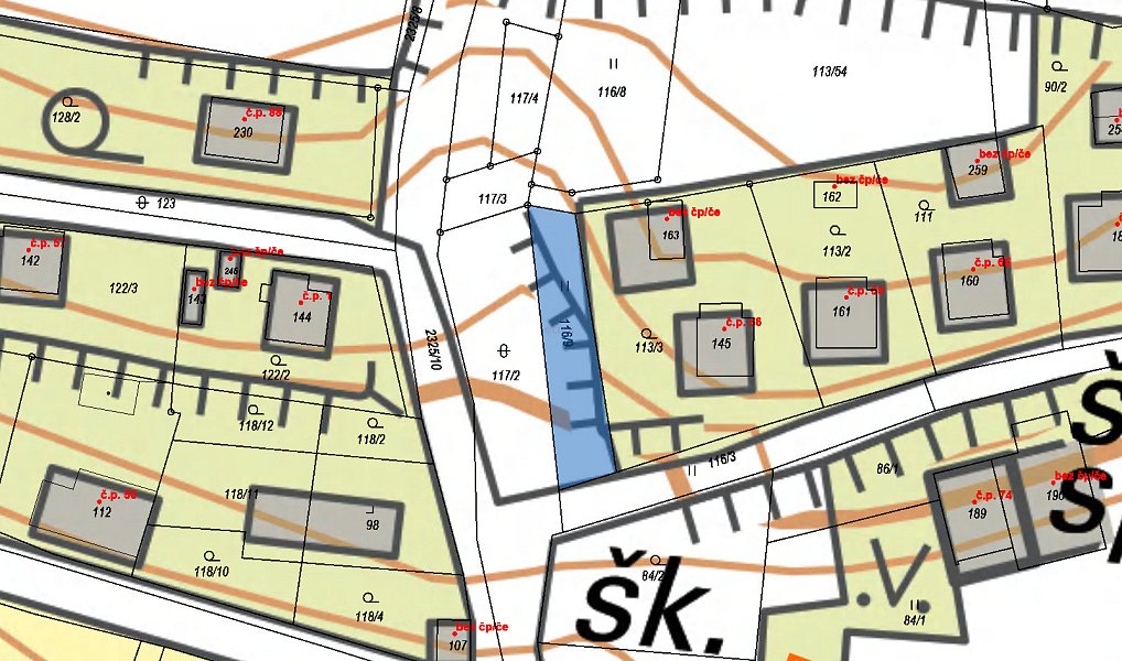 Prodej stavebního pozemku 113 m², Petroupim – náhled fotky 4