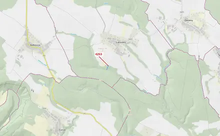 Dražba lesa 3 481 m², Lukovany