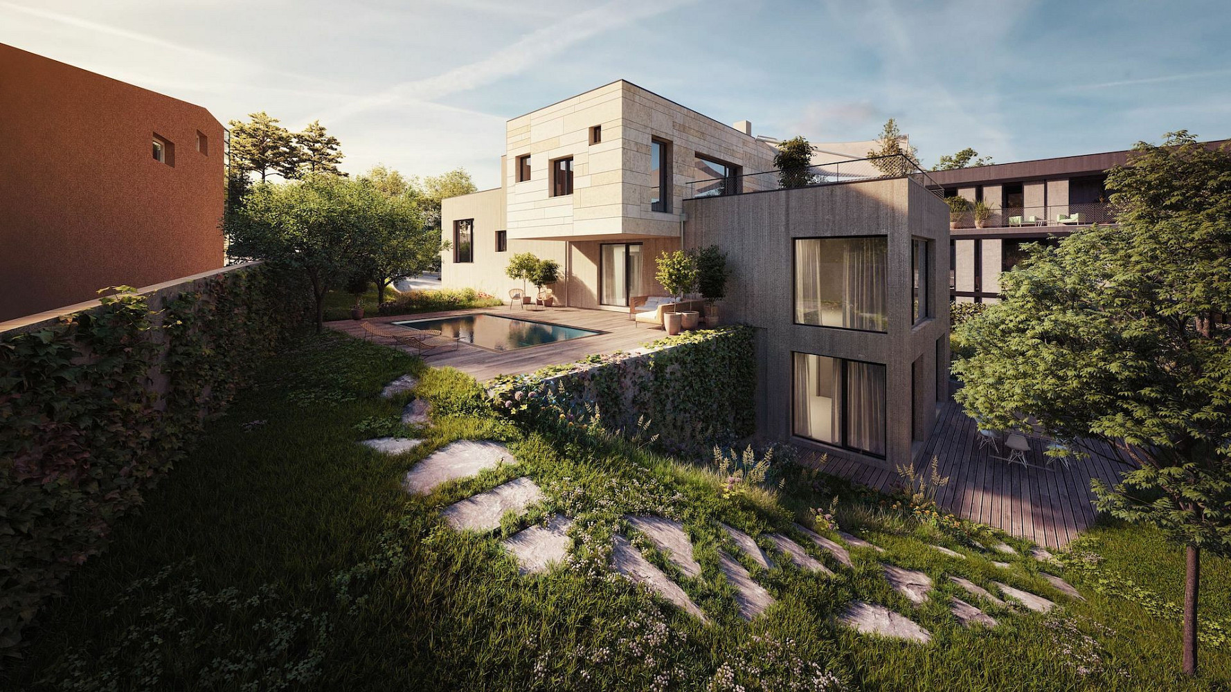 Dům 7+kk – Praha, Velká Chuchle – pohled 4