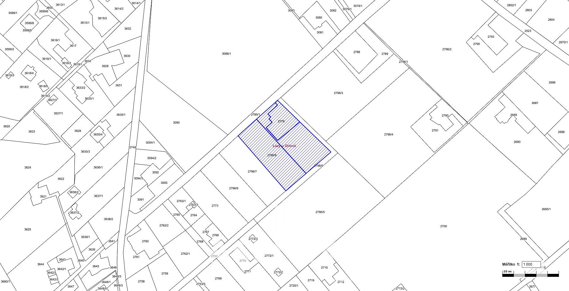 Prodej pozemku 3 312 m² – fotografie 3