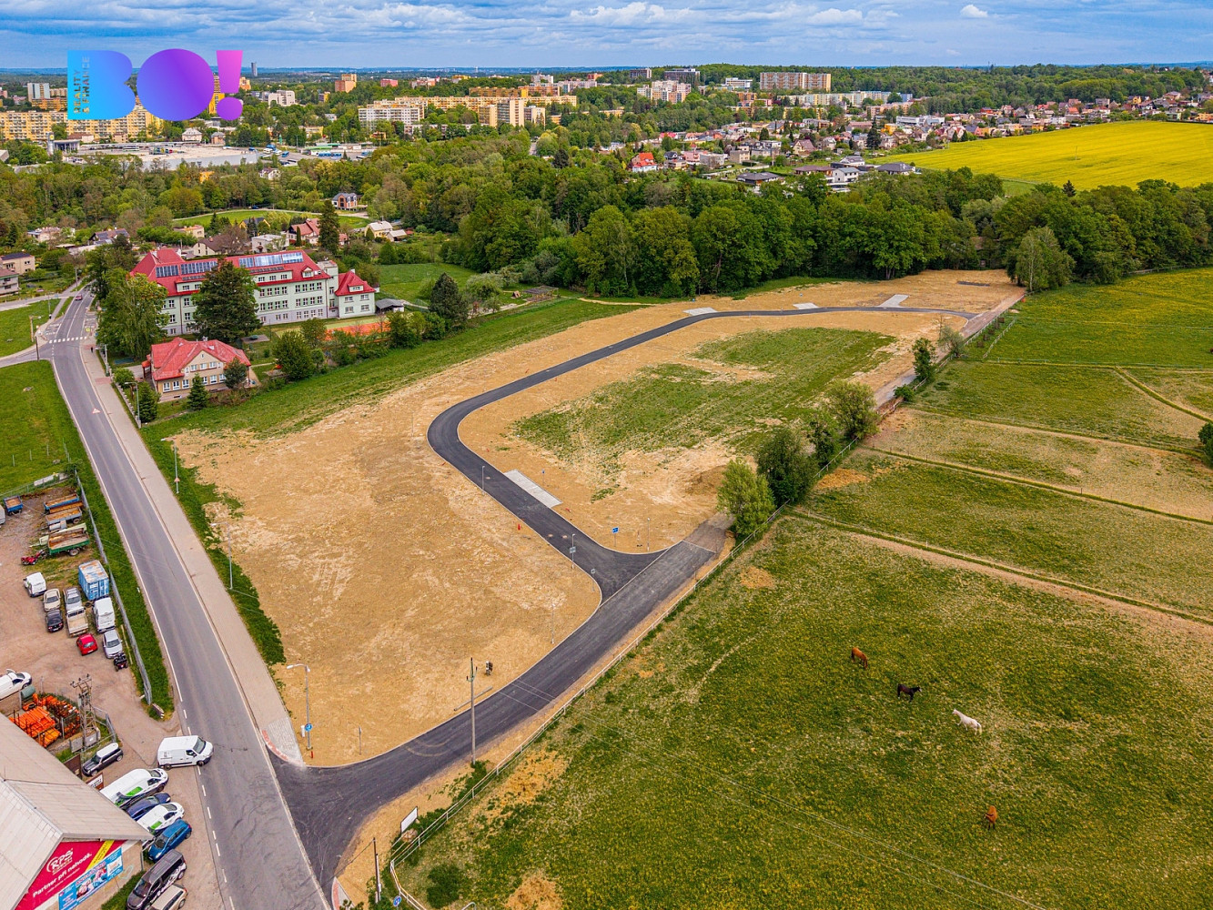 Prodej stavebního pozemku 1 002 m² – pohled 5