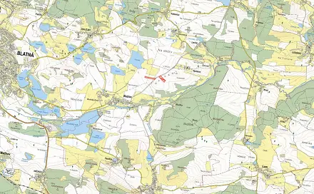 Prodej pole 14 760 m², Buzice, okres Strakonice