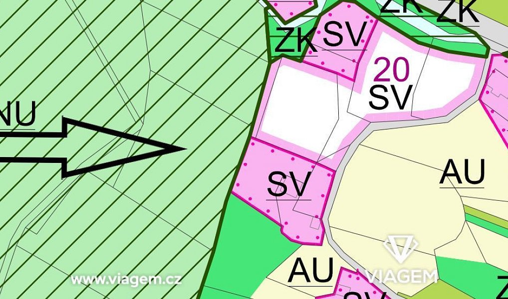 Prodej zahrady 3 532 m², Oznice – náhled fotky 3