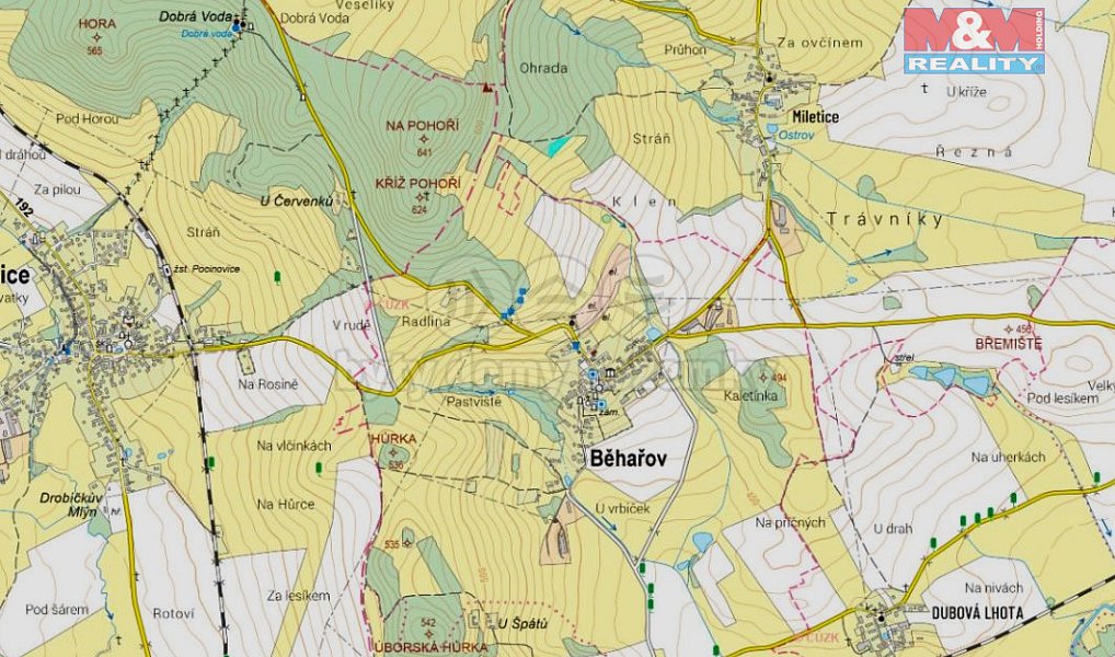 Prodej lesa 1 468 m², Dlažov – náhled fotky 6