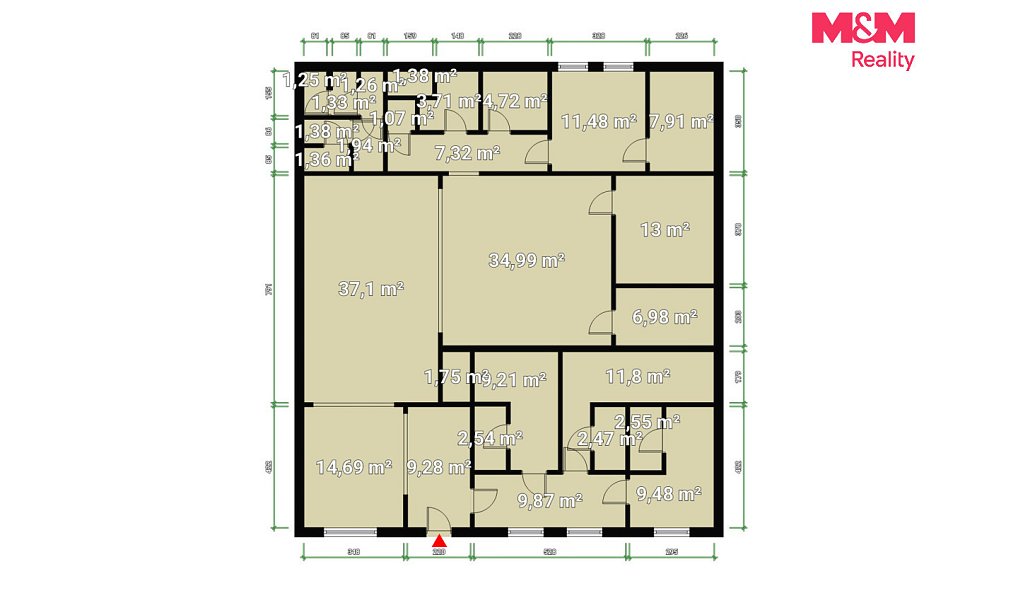 Prodej nájemního domu, činžáku 202 m², Dubí – náhled fotky 10