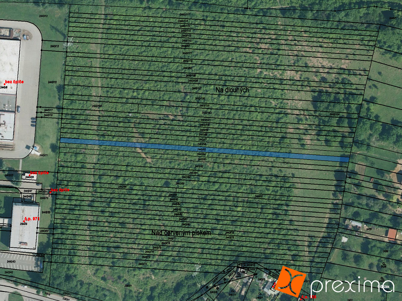Prodej pole 505 m²