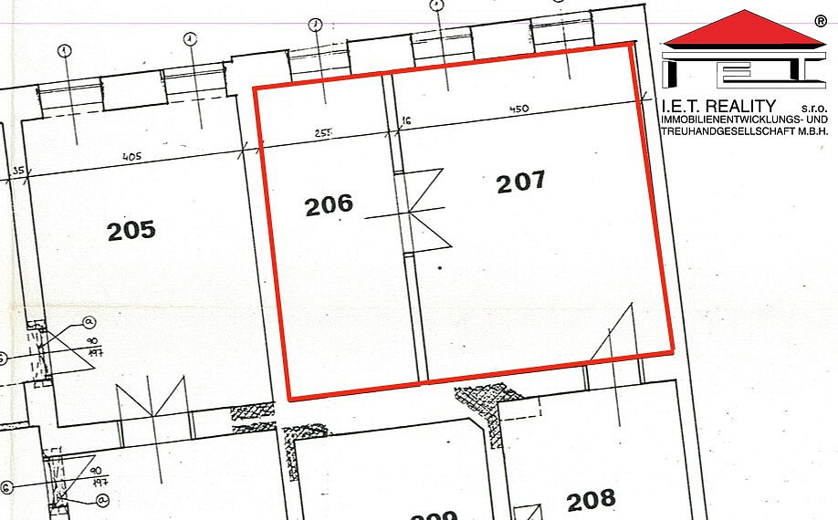 Pronájem kanceláře 39 m² – fotografie 3