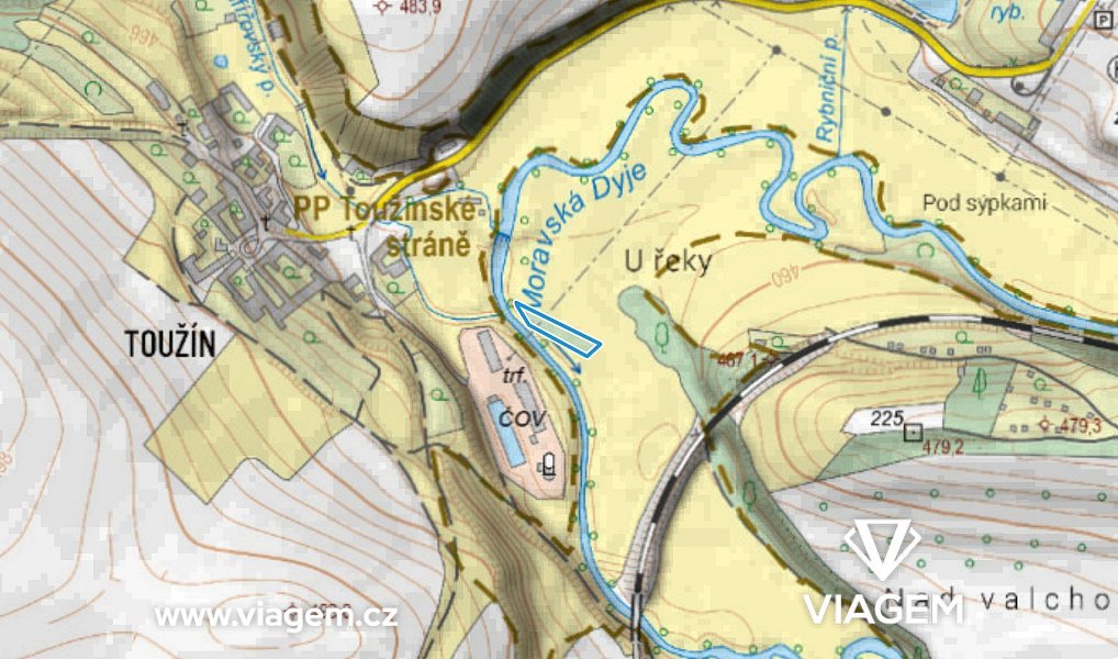 Prodej pole 1 172 m², Dačice – náhled fotky 3