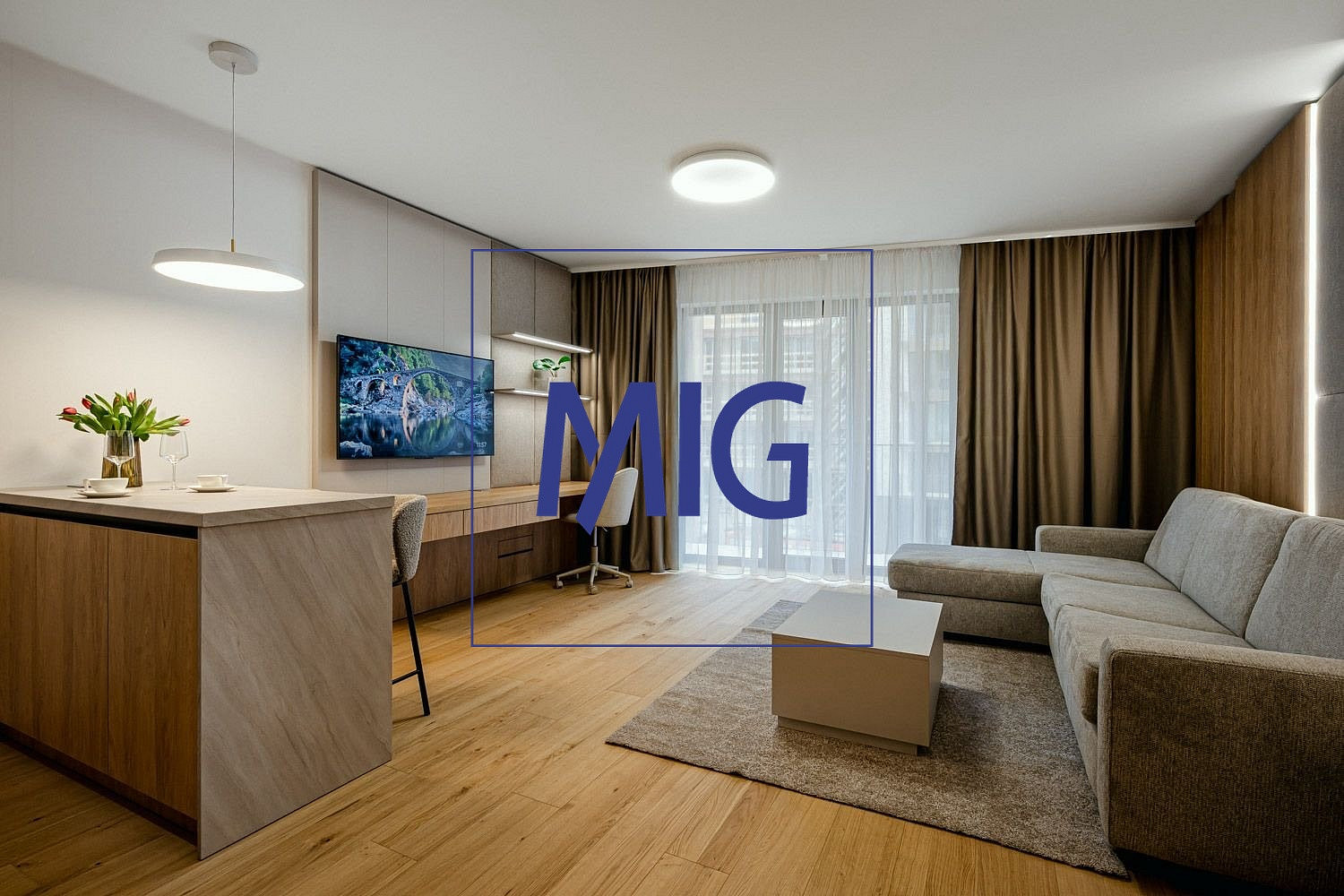 Pronájem bytu 1+kk 45 m² – pohled 5