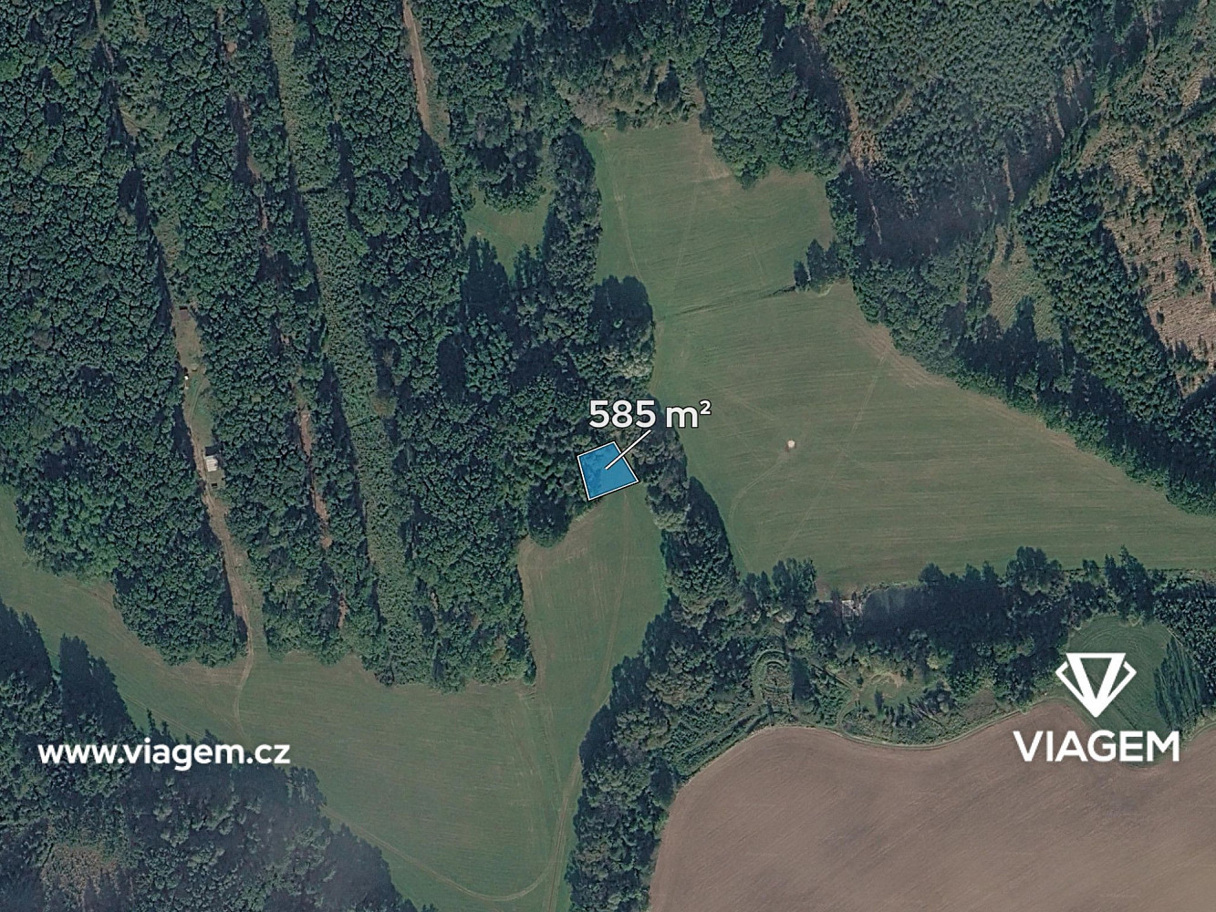 Prodej pole 585 m² – fotografie 2