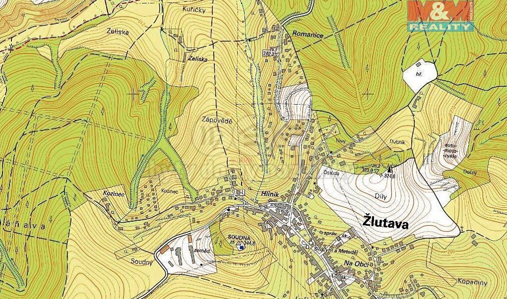 Prodej louky 1 302 m², Žlutava – náhled fotky 6