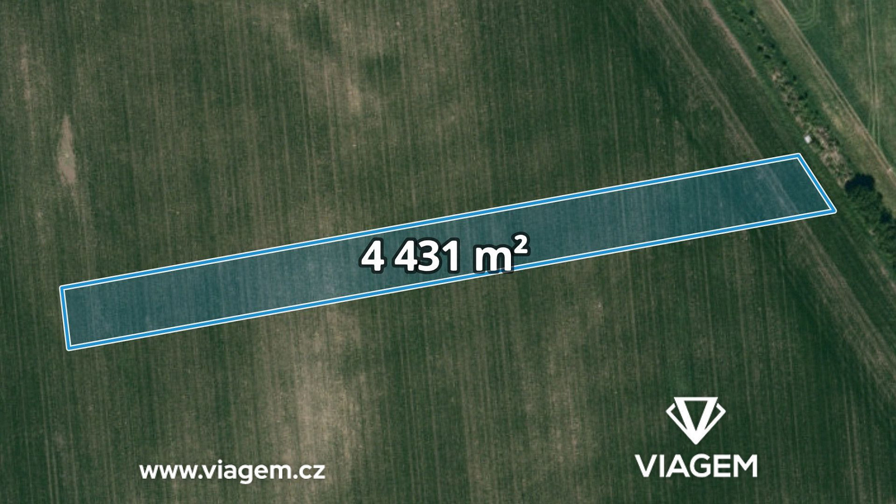 Prodej pole 1 661 m²