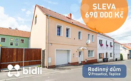 Prodej domu 175 m² s pozemkem 197 m², Průřezná, Teplice - Prosetice
