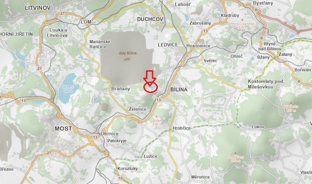 Prodej lesa 2 704 m², Bílina – náhled fotky 14