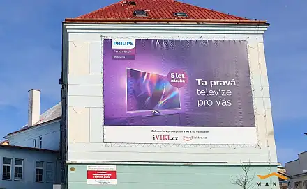 Pronájem reklamní plochy 8x6m - Moravské Budějovice, 1. máje, Moravské Budějovice, okres Třebíč