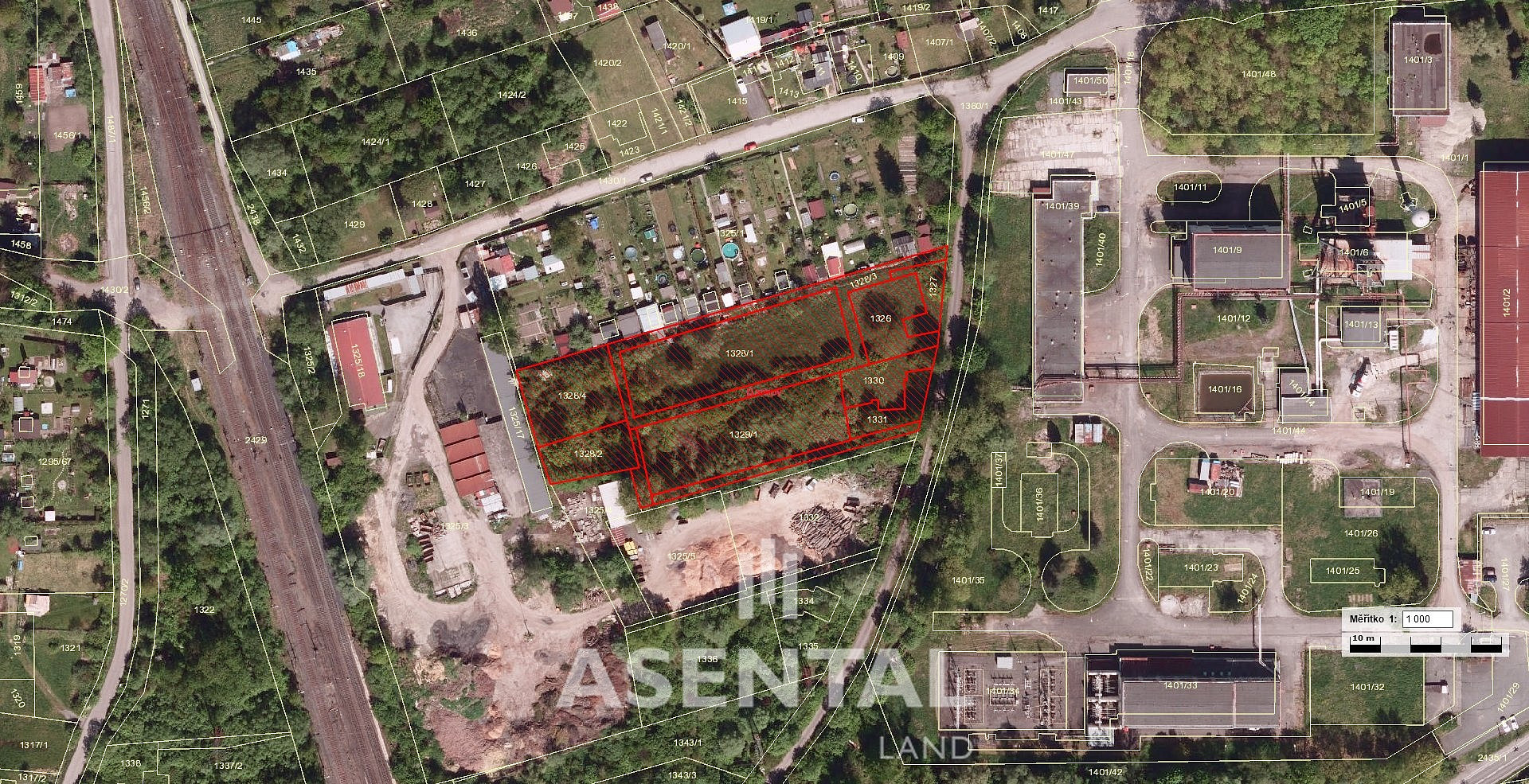 Prodej komerčního pozemku 7 253 m² – fotografie 4