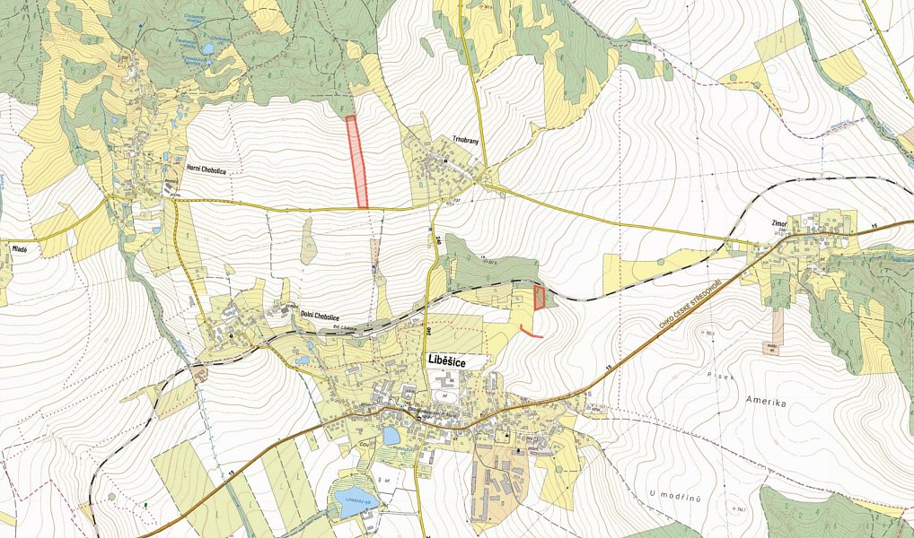Prodej pole 13 275 m², Liběšice – náhled fotky 2