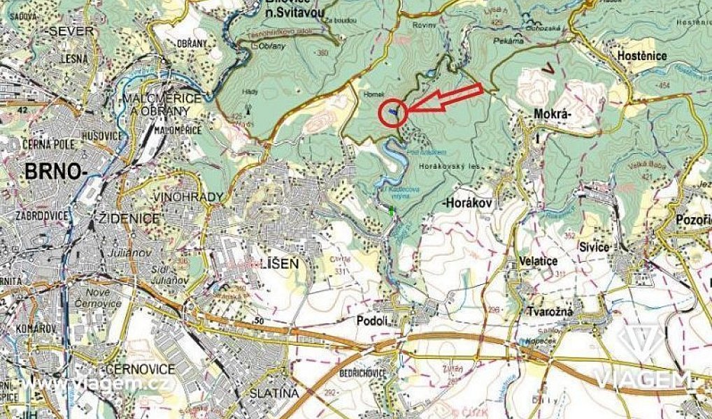 Prodej lesa 1 092 m², Brno – náhled fotky 3