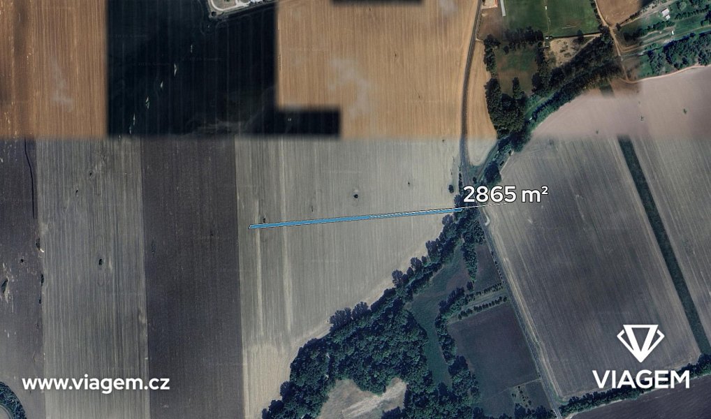 Prodej pole 1 432 m², Hroznová Lhota – náhled fotky 2
