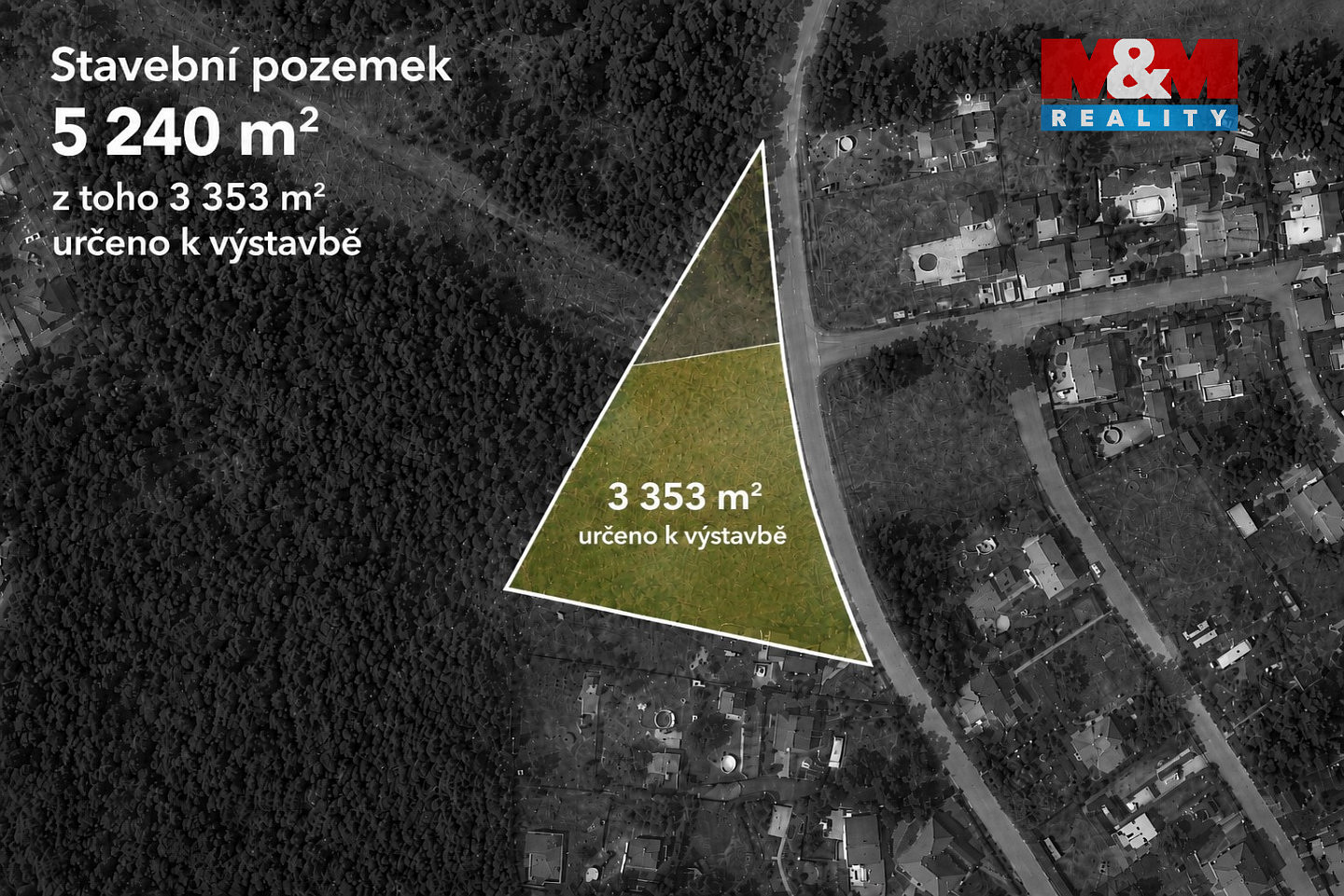 Prodej stavebního pozemku 5 240 m² — photo 3