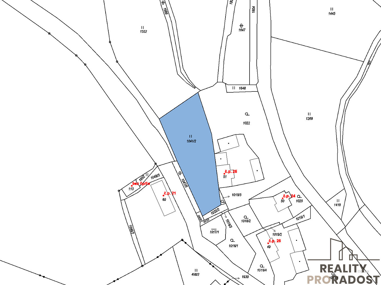 Prodej stavebního pozemku 4 965 m² – fotografie 5