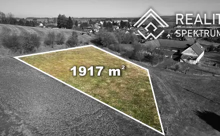 Prodej stavebního pozemku 1 917 m², Kunčina, okres Svitavy
