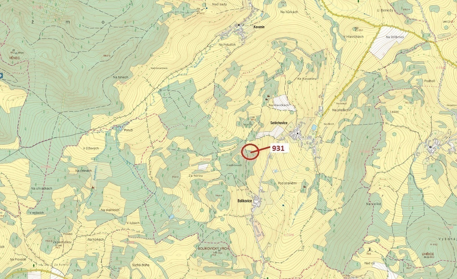 Dražba pozemku 126 m²