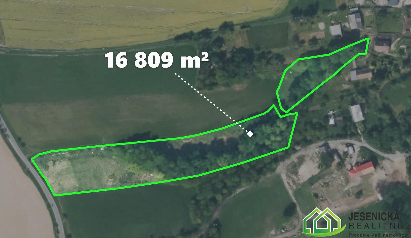 Prodej pole 16 809 m²