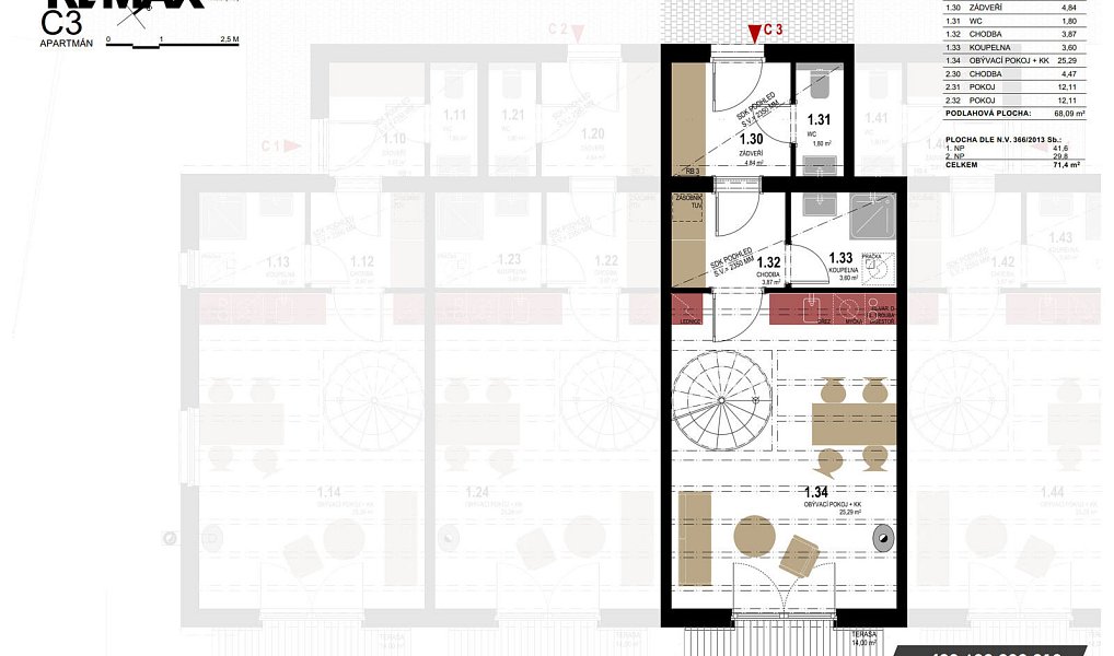 Prodej bytu 3+kk 68 m², Doksy – náhled fotky 19