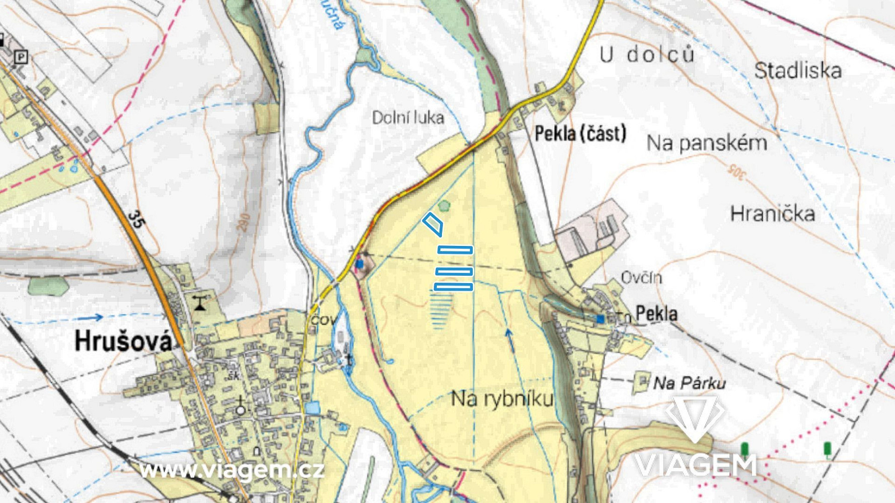 Prodej pole 3 641 m²