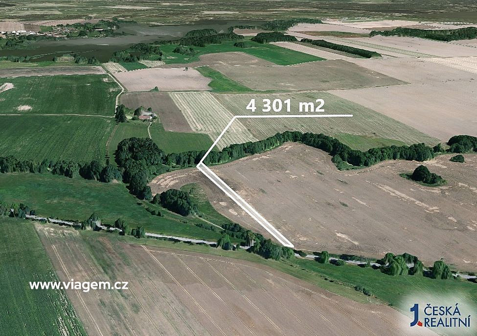 Prodej pole 2 150 m² – pohled 2