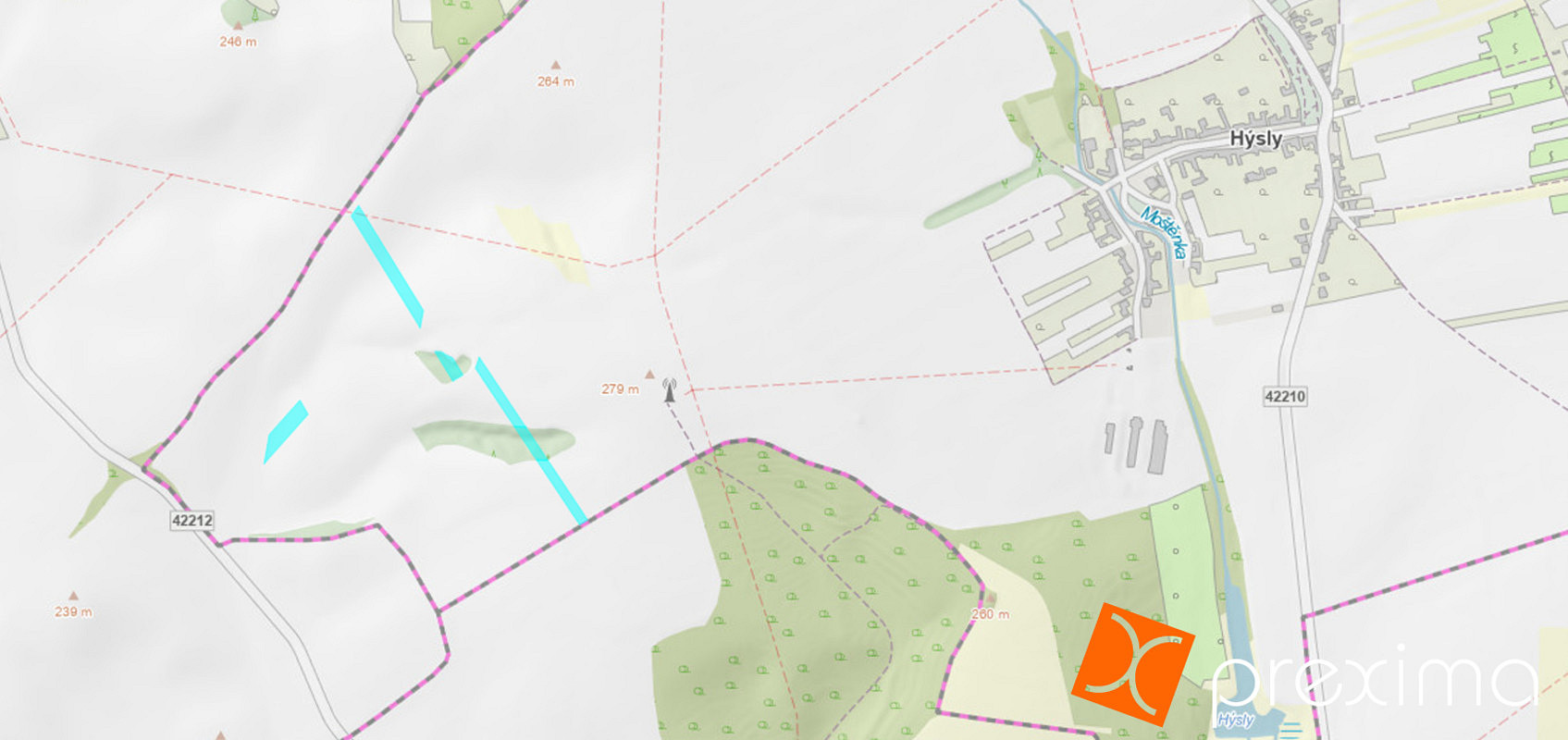 Prodej pole 489 m² – pohled 4