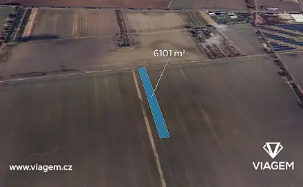Prodej pole 381 m², Hulín, okres Kroměříž