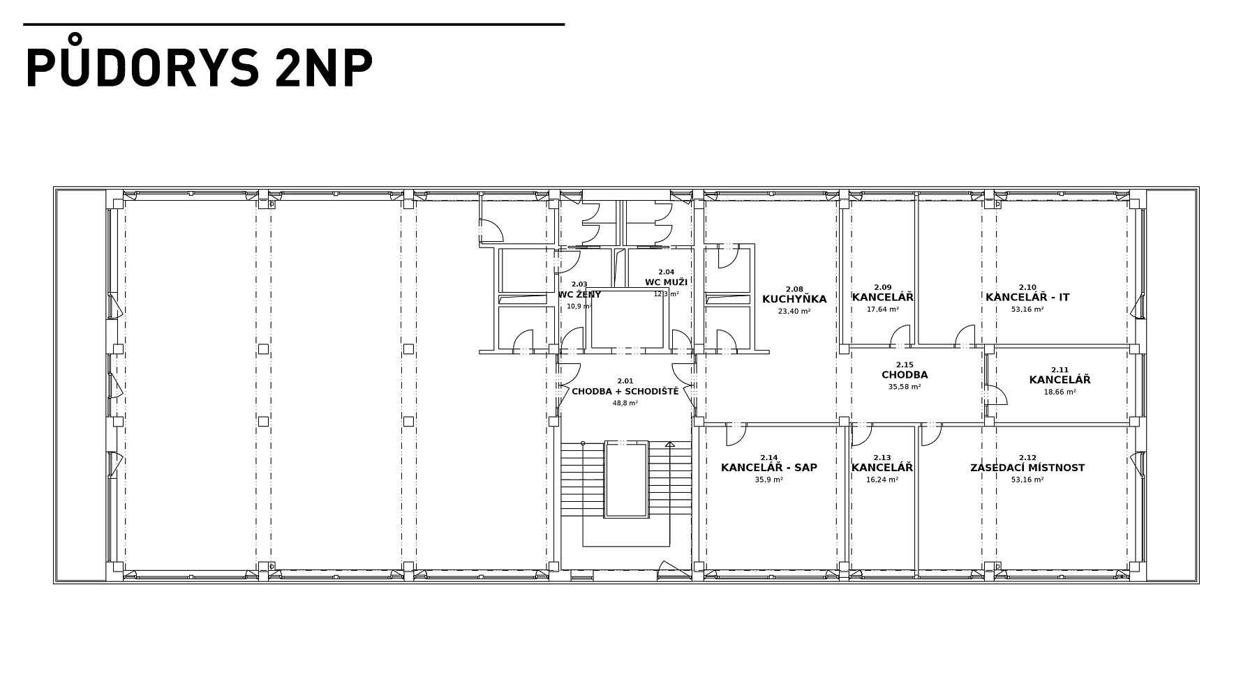 Pronájem kanceláře 277 m² – fotografie 4