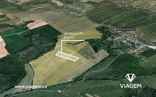 Prodej pole 955 m², Újezdec, okres Uherské Hradiště